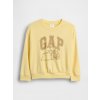 GAP Baby mikina s logom Žltá 18-24M