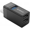 USB hub Orico MINI-U32-BK-BP mini bez kábla 3 port (MINI-U32-BK)
