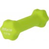 Jednoručná činka Fitforce FDBN 0,5 KG svetlo zelená,Biela