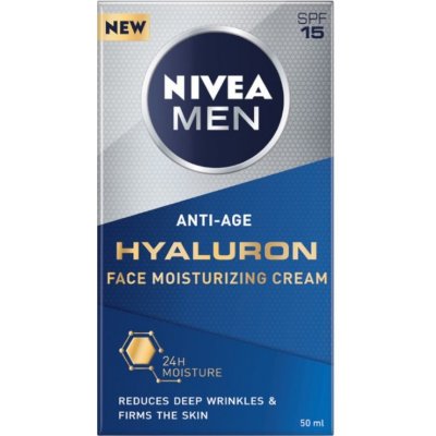 Nivea Men Hyaluron SPF 15 Face Moisturizing Cream 50 ml