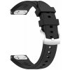 Silikónový remienok Ricardo 18mm (pre Huawei Watch GT 6, 41mm), čierny, QuickRelease