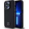 DKNY PU Leather Stack Logo Magsafe pre Apple iPhone 14 Pro Max, čierna