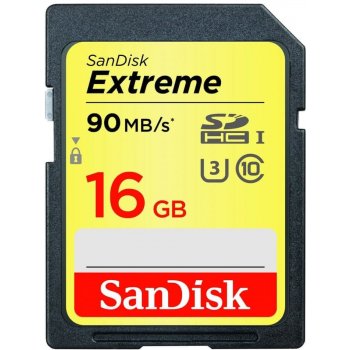 SanDisk Extreme SDHC 16GB UHS-I U3 SDSDXNE-016G-GNCIN