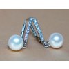 Perlové náušnice BC024SE-W