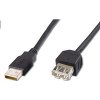 PremiumCord kupaa2bk USB 2.0, prodlužovací, A-A, 2m, černý