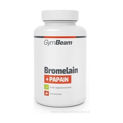 GymBeam Bromelain Papain 90 kapsúl