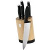 BerlingerHaus Matte Black Collection Sada nožov so stojanom BAMBOO 6 ks okrúhly