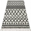Najkoberce BERBER SAFI N9040 biely / čierny Fredzle berber marokánsky 60x200 cm
