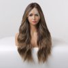 Žiarivá prírodná hnedá parochňa Love so sieťkou (lace front)
