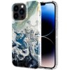 AppleKing mramorový trblietavý kryt pre iPhone 13 Pro - tmavomodrý - možnosť vrátiť tovar ZADARMO do 30tich dní