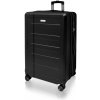AVANCEA Škrupinový cestovný kufor DE2934 čierny L 76x50x33 cm
