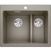 Blanco Pleon 6 Split Silgranitový drez, 62x51 cm, tartufo 521696