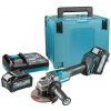 Makita GA005GM201 Aku uhlová brúska 125mm, XGT 40V Max, 2x 4,0 Ah