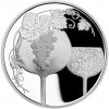 Česká mincovna Strieborná medaila K narodeninám vínna réva s venovaním proof 42 g