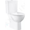 GROHE - Bau Ceramic WC kombi súprava s nádržkou a doskou SoftClose, alpská biela 39347000