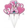 Súprava fóliových balónov Amscan Minnie Mouse 5 kusov