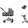 Cybex Platinum CYBEX Mios Travel Set + Aton B2 i-Size mirage grey 2024 chrome with black details