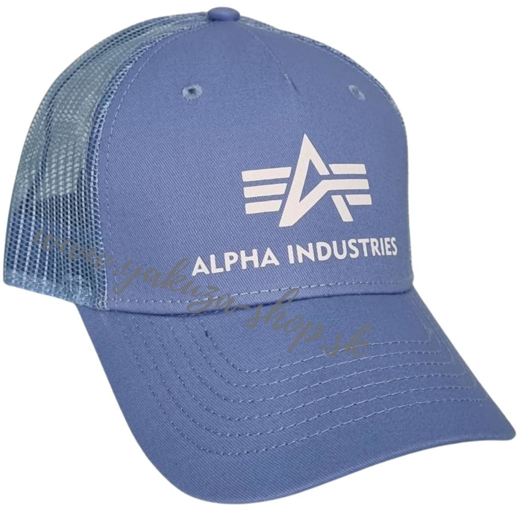 Alpha Industries ALPHA Cap light blue modrá