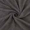 Kvalitex Froté plachta jednolôžko 120x200cm tmavo sivá