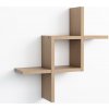 Nástenný regál/polica Geometry, dub sonoma