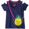 Dievčenské tričko LEMON BERET ANANÁS modré Veľkosť: 92-98