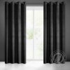 Záves JULIA na krúžkoch 140x250 cm čierny