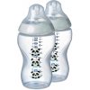 Tommee Tippee Natural Start Anti-Colic samosterilizačná dojčenská fľaša Nature Medium Flow 3 m+ 2x340 ml