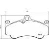 Sada brzdových platničiek kotúčovej brzdy BREMBO P 65 032