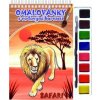 Safari - Omaľovánky s vodovými farbami