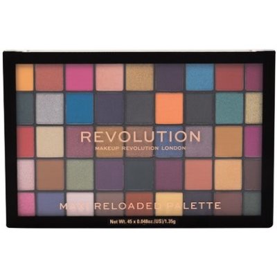 Makeup Revolution Maxi Re-loaded Eyeshadow Palette - Paletka púdrových očných tieňov 60,75 g - Monster Mattes