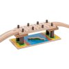 Bigjigs Rail Drevené vláčiky - Lanový most Safari