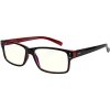 GLASSA Blue Light Blocking Glasses PCG 05, dioptrie: +1.50 červená