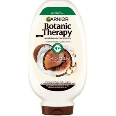 Garnier Botanic Therapy Coco Milk & Macadamia vyživujúci a zjemňujúci balzam na podporu vlasov 200 ml pre ženy