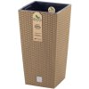 PROSPERPLAST Kvetináč RATO SQUARE ECO WOOD Veľkosť: 24 cm