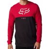 Pánske tričko Fox Ryaktr LS flame red S