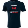 Tmavomodré tričko trvalo 14 rokov - čo k 14 narodeninám XXL
