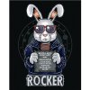 ZUTY Maľovanie podľa čísel KRÁLIK ROCKER Rámovanie vypnuté plátno na rám Rozmer 80x100 cm
