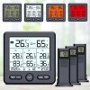 LCD BEZDRÔTOVÁ METEOROLOGICKÁ STANICA, VLHKOMER + 3 SENZORY