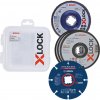 Bosch 5-dielna súprava kotúčov X-LOCK na rezanie a brúsenie 125 mm 2608619374