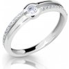 Cutie Diamonds Prsteň z bieleho zlata s diamantmi DZ6808-2543-10-X-2 64 mm