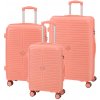 Cestovní kufr BERTOO Verona - peach set 3v1 97l, 63l, 36l