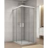 SANSWISS CADURA WHITE CAE2 ATYP 120 - 160cm pravé dvere do kombinácie / sprchový kút rohový, profil biely - 07 – sklo číre