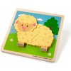 Bigjigs Toys vkladacie puzzle Ovečka