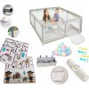 KOJEC PRE DETI ISERE PREMIUM 120x120 PENOVÁ PODLOŽKA GULIČKY ORGANIZER ŠPONGIE