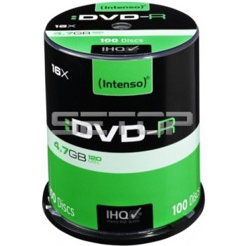 Intenso DVD-R 4,7GB 16x, 100ks