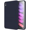 MUTURAL matný silikónový kryt pre iPad mini 6 / mini 7 - tmavomodrý - možnosť vrátiť tovar ZADARMO do 30tich dní