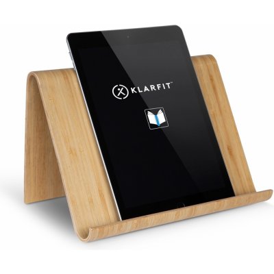 KLARFIT Panda, držiak na tablet, bambus, ergonomický, vrátane e-knihy s receptami (CE-C-1-0180)