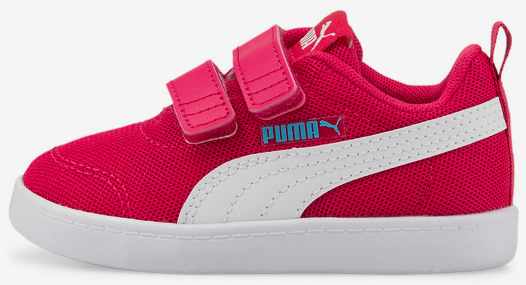 Puma Červené detské tenisky Courtflex v2