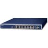 Planét GS-6322-24P4X L3 switch, 24x1Gb, 2x10Gb, 2x10Gb SFP+, 16x PoE 802.3bt 2280W, 2x power-in