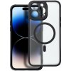 Puzdro Magsafe Matte Clear iPhone 14 Pro Max - čierne